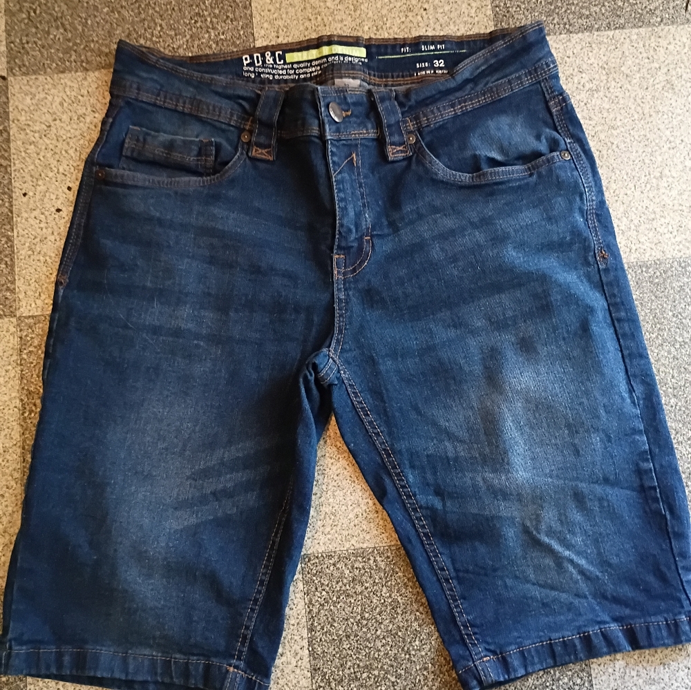 Blue Denim Shorts